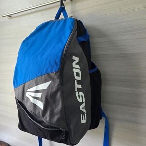 Easton E110BP Bat Pack Backpack Blue Grey Black Polyester Baseball Softball Bag